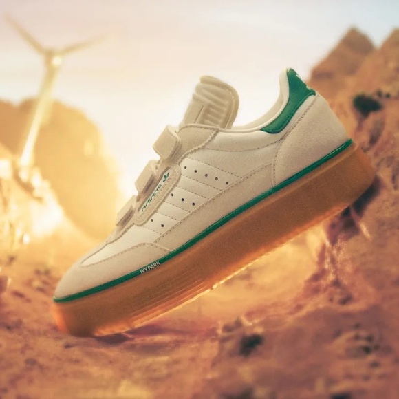 New Adidas Ivy Park x Super Sleek 3 Strap Wonder White Gum Women’s Sneakers, 9.5 - Picture 8 of 16